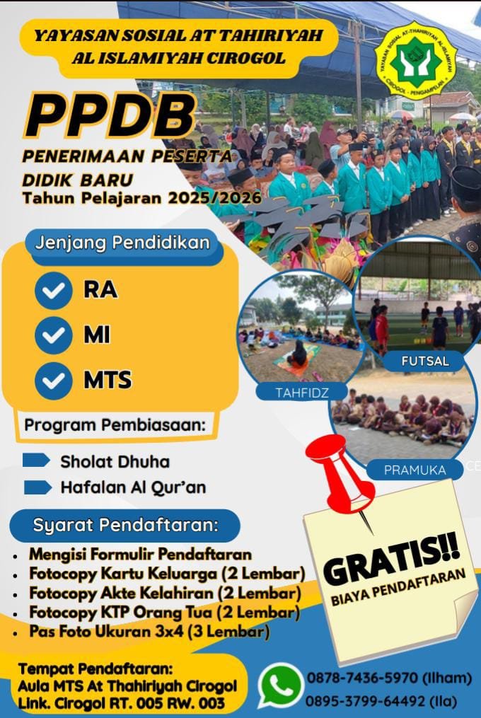 Pamflet pendaftaran 