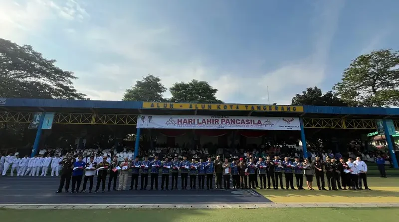 Peringati Harlah Pancasila, Pemkot Tangerang Laksanakan Upacara di Alun-alun Ahmad Yani