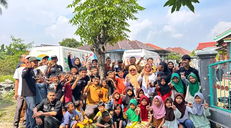 Foto Bersama Persatuan pemuda karang dalam (Pusaka) kembali gelar acara Ceria cerdas dan gembira