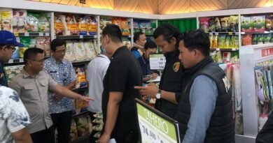 Polres Cilegon dan Disperindag Cilegon melakukan pemantauan harga dan stok beras