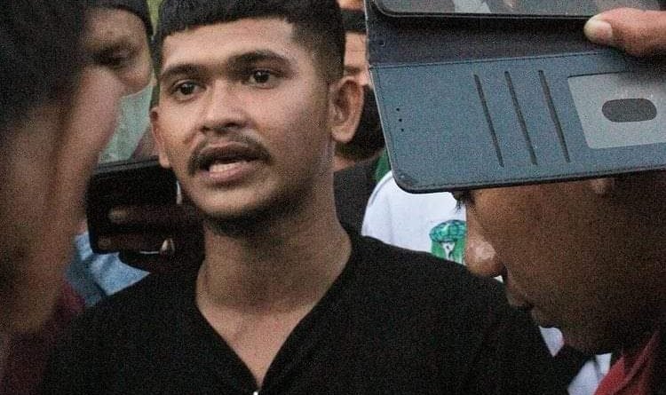 Dedi Saputra, perwakilan Pemuda Pidie Jaya Anti-Premanisme, menyampaikan keprihatinannya atas insiden kekerasan