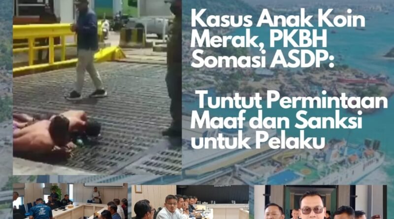 Anak koin merak jadi korban kekerasan ASDP