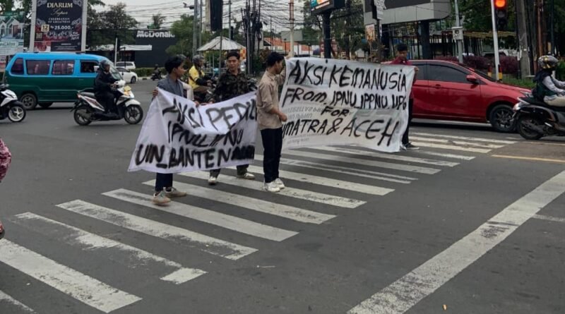 IPNU–IPPNU UIN Sultan Maulana Hasanuddin (SMH) menggelar aksi galang