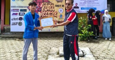 SMK IPTEK Patia resmi membuka kegiatan Class Meeting Semester Tahun Pelajaran 2025