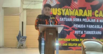 Ketua Formatur SAPMA PP Kota Tangerang, Roni Zaenuri
