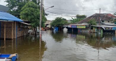 Kondisi banjir di kawasan Villa Mutiara Pluit