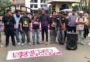 Komite Merdeka Anti Diktator (KameraD) membacakan tuntutan aksi nya