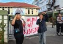 Elemen mahasiwa menyampaikan tuntutan kepada Pemerintah Kota Tangerang
