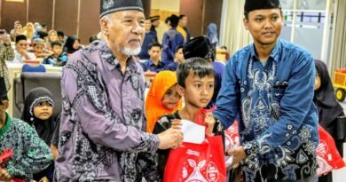 Pemberian santunan kepada anak yatim-piatu