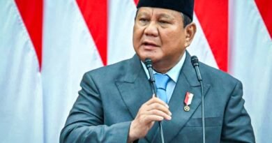 Presiden Prabowo Subianto pidato di istana Negara