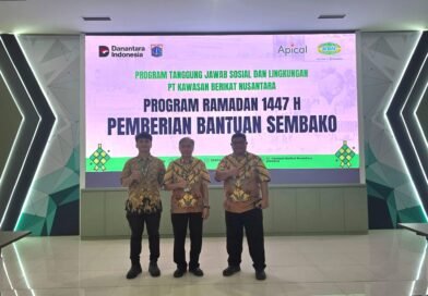 Apical, PT Asianagro Agungjaya (PT AAJ), mengadakan kegiatan berbagi bersama warga Kampung Pitung