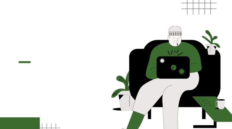 Ilustrasi orang bekerja | by Canva