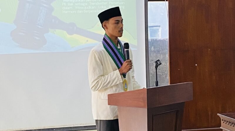 Ketua Umum PW PII Bali, Syahrul Ramadhan
