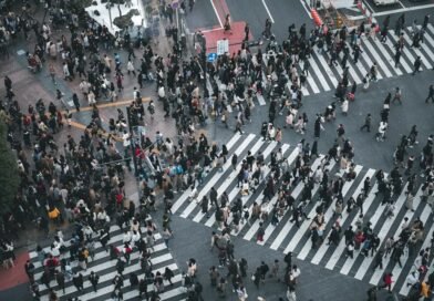FOTO: populasi manusia di tengah perkotaan