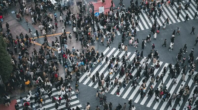 FOTO: populasi manusia di tengah perkotaan