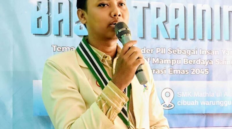 Ketua Umum PW PII Banten, Mohammad Royhan Daestaki