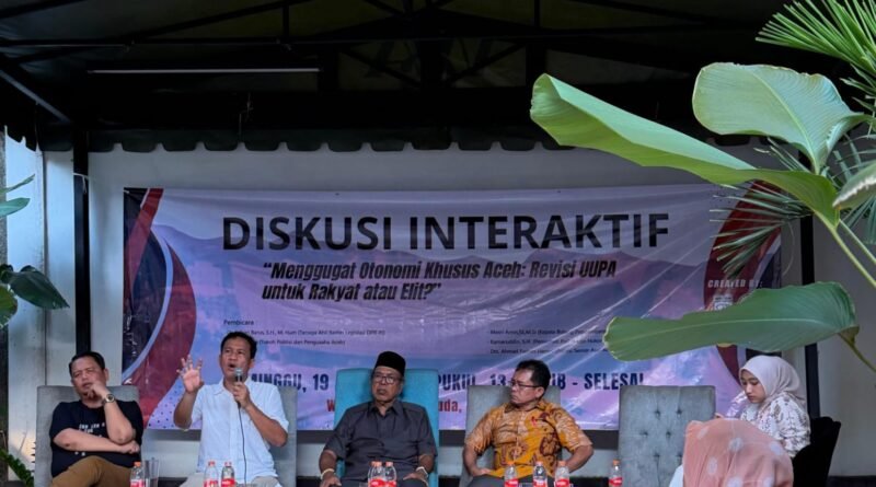 Mahasiswa dan pemuda Aceh di Jakarta menggelar diskusi interaktif