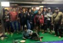 Foto bersama seusai nonton bareng film Pesta Babi