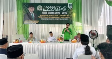 Anggota DPRD Kota Tangerang dari Fraksi Partai Kebangkitan Bangsa (PKB), M. Hafidz Firdaus, menggelar kegiatan Reses Ke-3 Masa Sidang 2025–2026