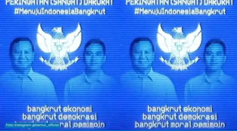 poster “Peringatan Sangat Darurat”