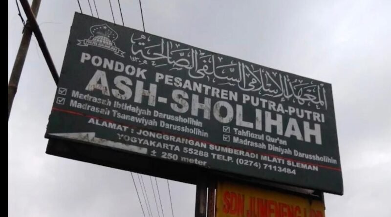Pondok Pesantren Ash-Sholihah Jonggrangan, Sleman