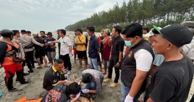 Identifikasi penemuan jenazah seorang pelajar di Pantai Asmara SP 10