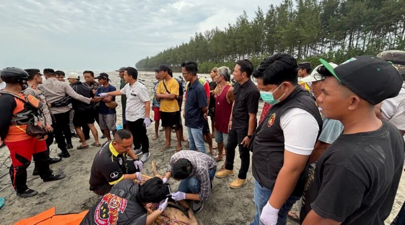 Identifikasi penemuan jenazah seorang pelajar di Pantai Asmara SP 10