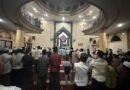 Suasana peringatan Maulid Nabi di Masjid Jami Al-hasaini Tangerang