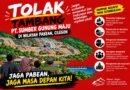 Pamflet tolak tambang cilegon