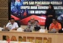Konferensi pers di Polda Banten terkait temuan mayit di pulau Enggano