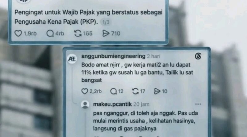 Unggahan akun medsos @pajakmuntai ingatkan bayar pajak malah di rujak netizen