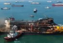 Tangkapan layar Kapal Batu Mandi pasca insiden kebakaran di Merak